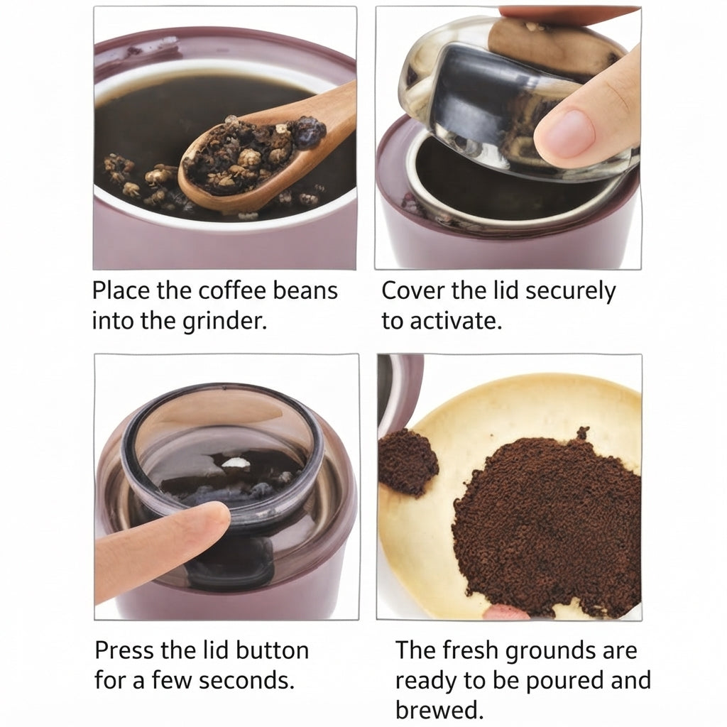 DLC Electric Coffee Grinder – 200W Multi-Purpose Grinder with 300ml Capacity