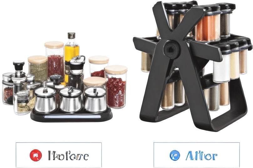 18 Jar Rotating Spice Rack