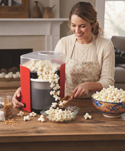 Hot Air Popcorn Maker – Oil-Free, Healthy & Fast