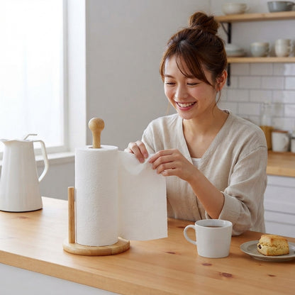 Bamboo Reusable Paper Roll – Washable, Eco-Friendly Kitchen Towel