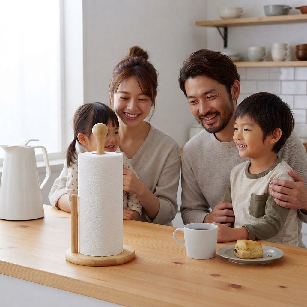 Bamboo Reusable Paper Roll – Washable, Eco-Friendly Kitchen Towel