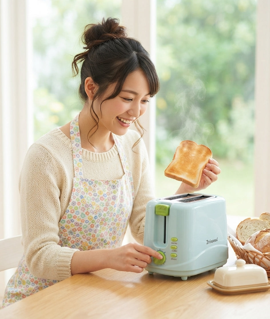 Nobel 2-Slice Toaster – 700W with Reheat, Defrost & Cancel Function
