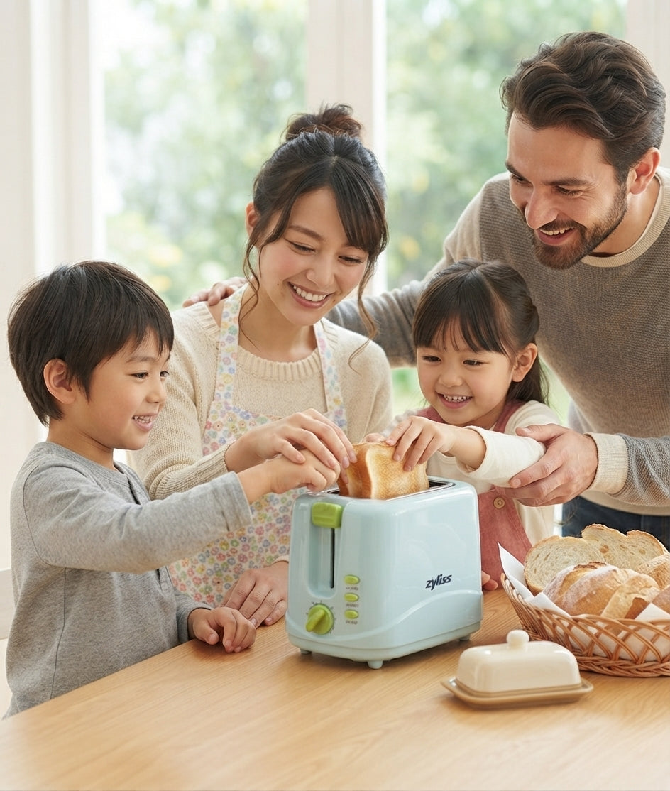 Nobel 2-Slice Toaster – 700W with Reheat, Defrost & Cancel Function