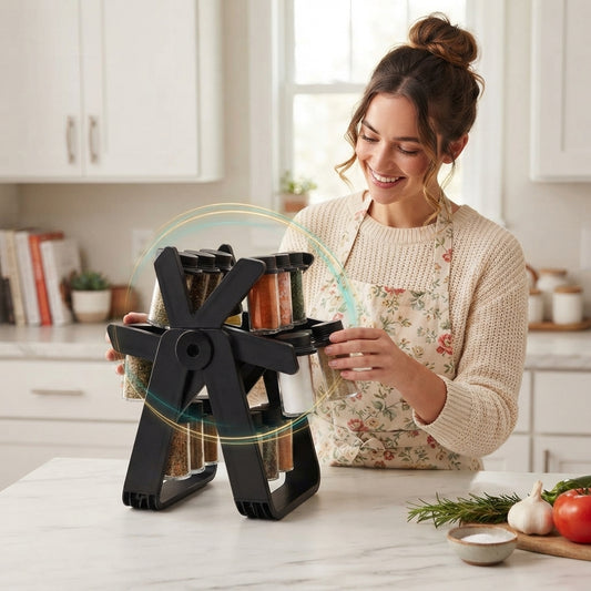 18 Jar Rotating Spice Rack