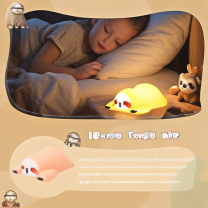 Sloth Night Light – Soft LED Bedside Lamp